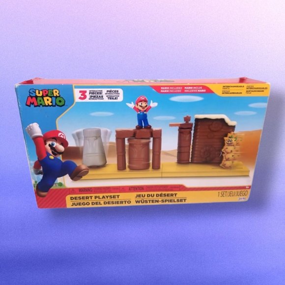Super Mario Desert Toys Super Mario Desert Playset 3 Interactive